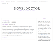Tablet Screenshot of noveldoctor.com